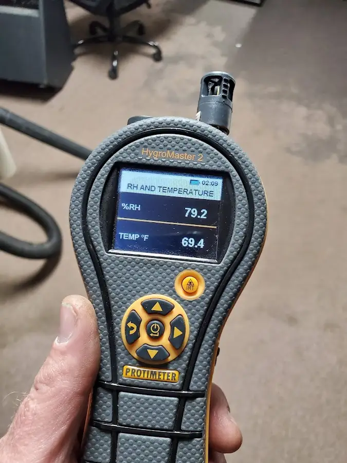 Moisture meter humidity assessment for Mold Remediation & Removal in South San Jose Hills